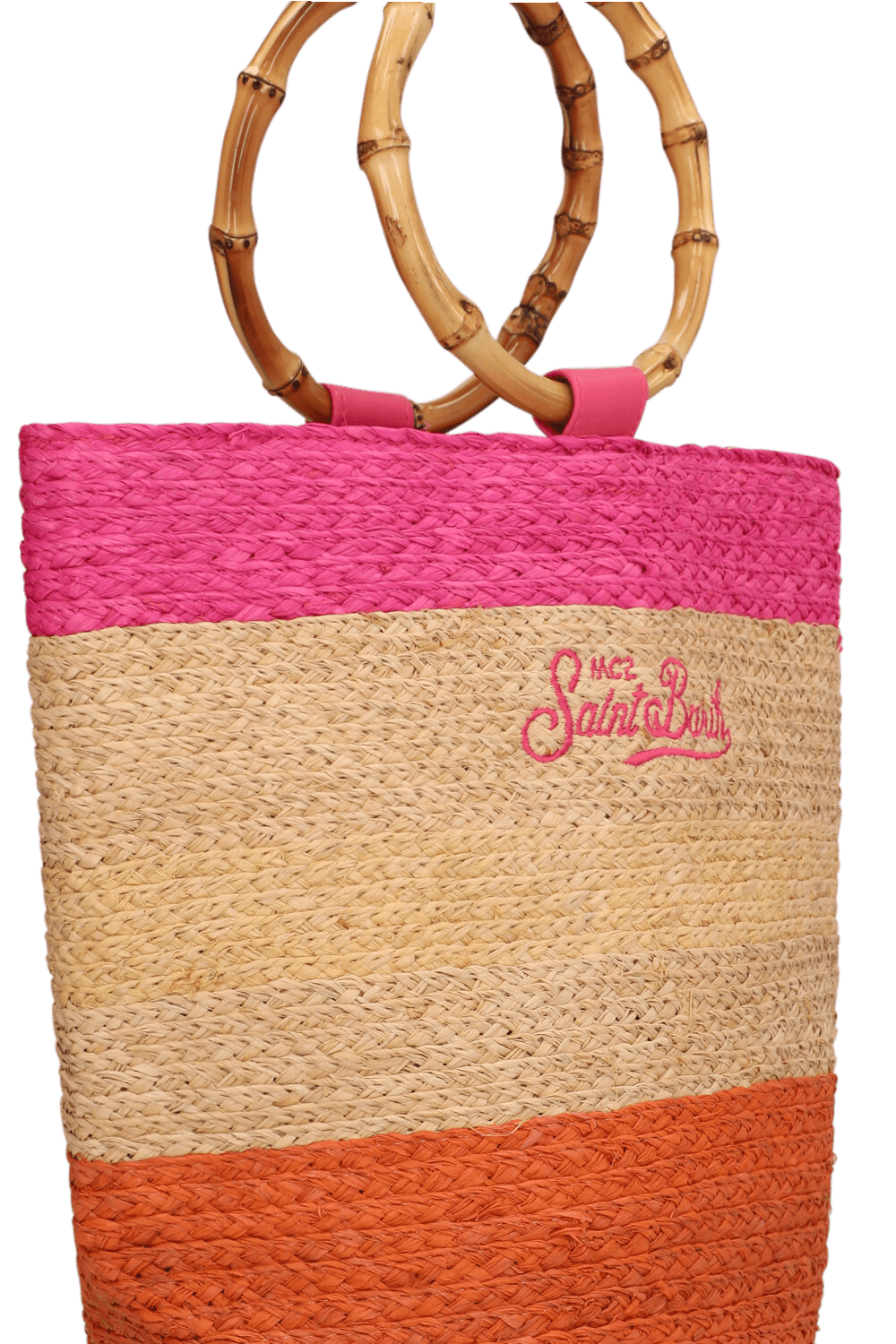 תמונת תקריב של תיק באקט רפיה