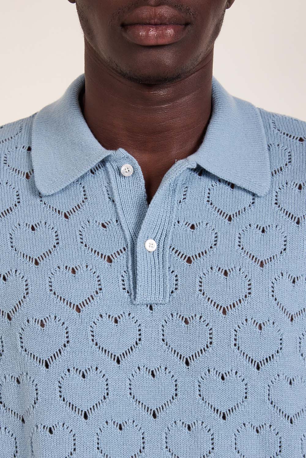 תמונת דוגמן אחורית של סריג פולו