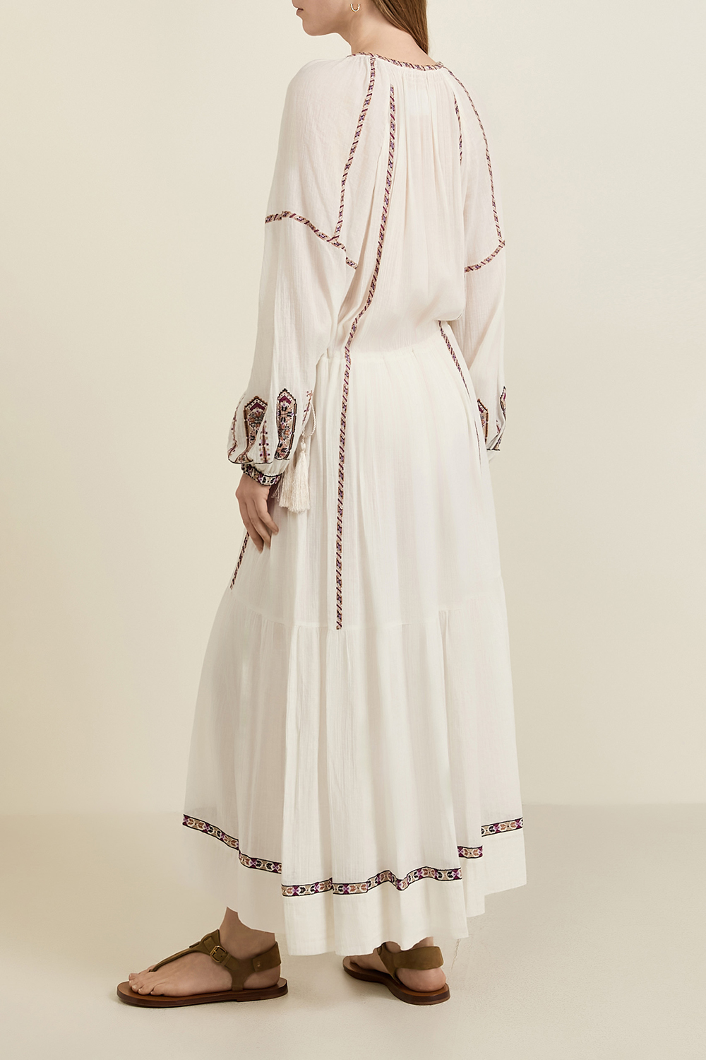 תמונת דוגמן אחורית של שמלת הובו שיק פלורנצה