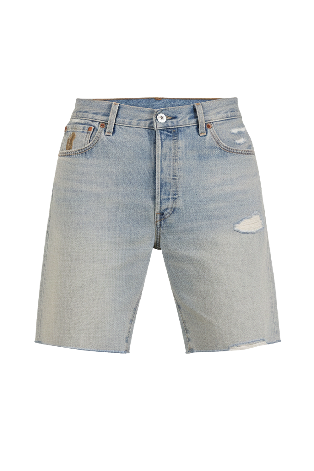 תמונה קידמית של מכנסי ג'ינס קצרים 501