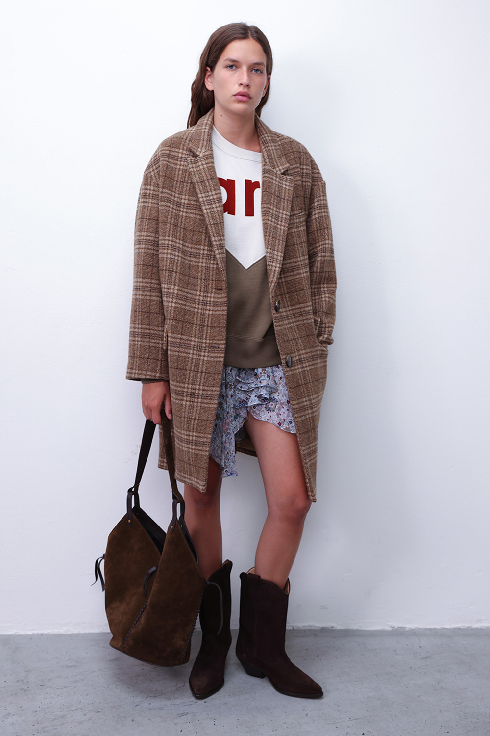 תמונת דוגמן קידמית של תיק כתף טמפה