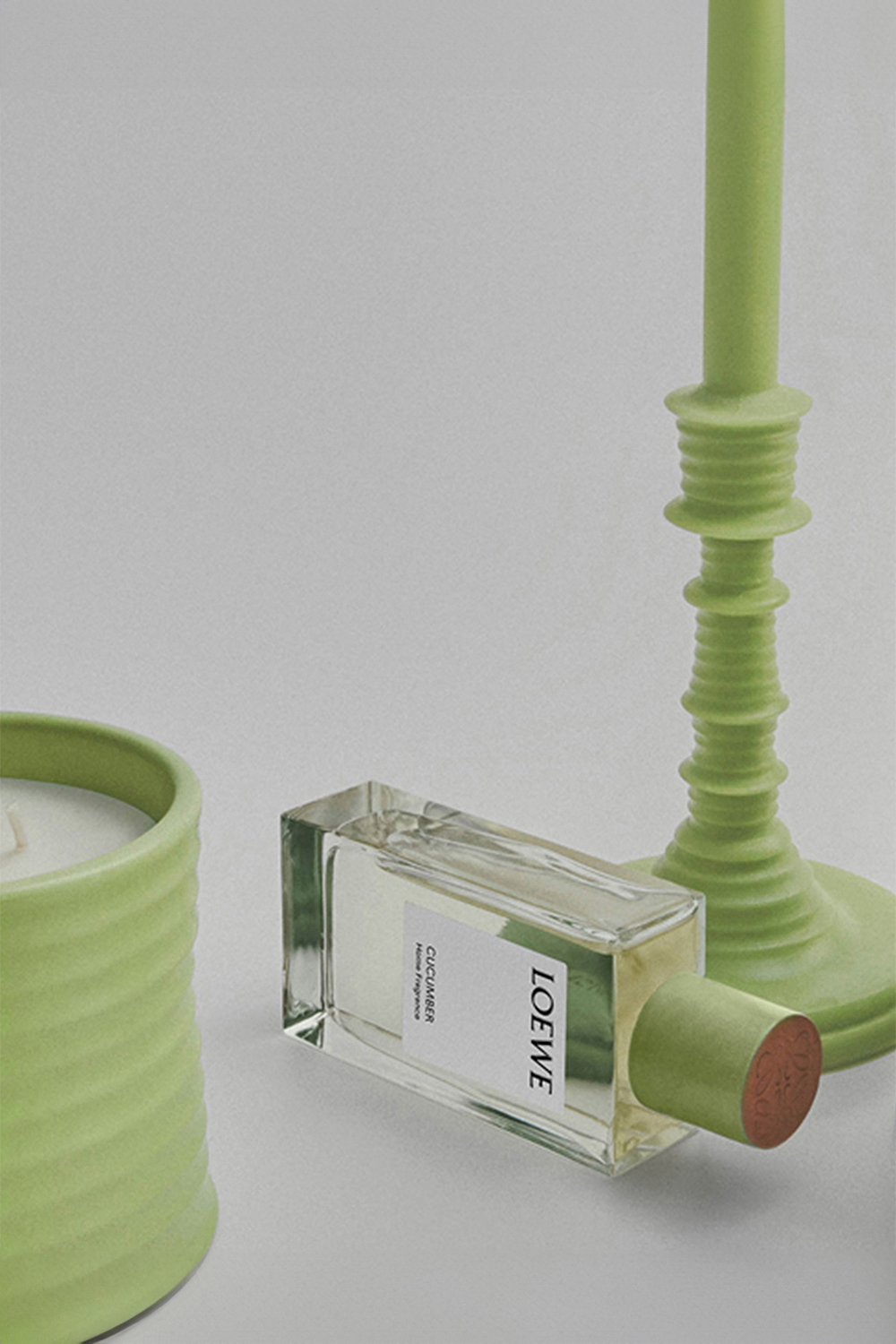 LOEWE Cucumber Wax Candleholder