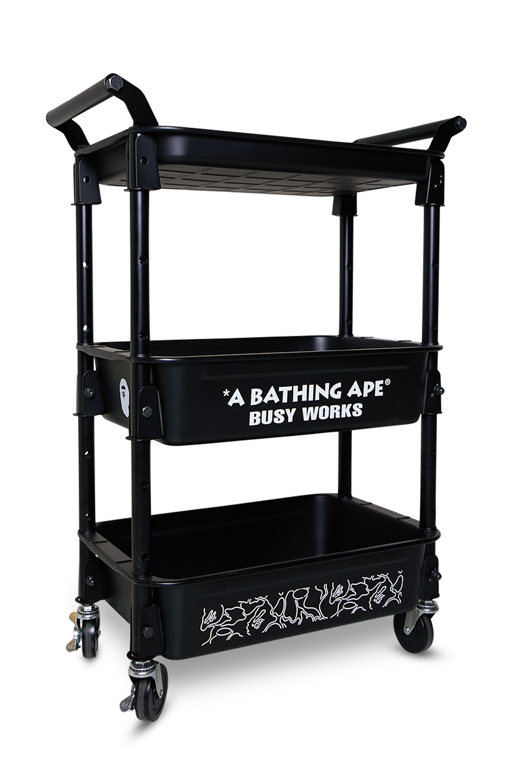 תמונה אחורית של ביאפ X טויו סטיל עגלת איחסון