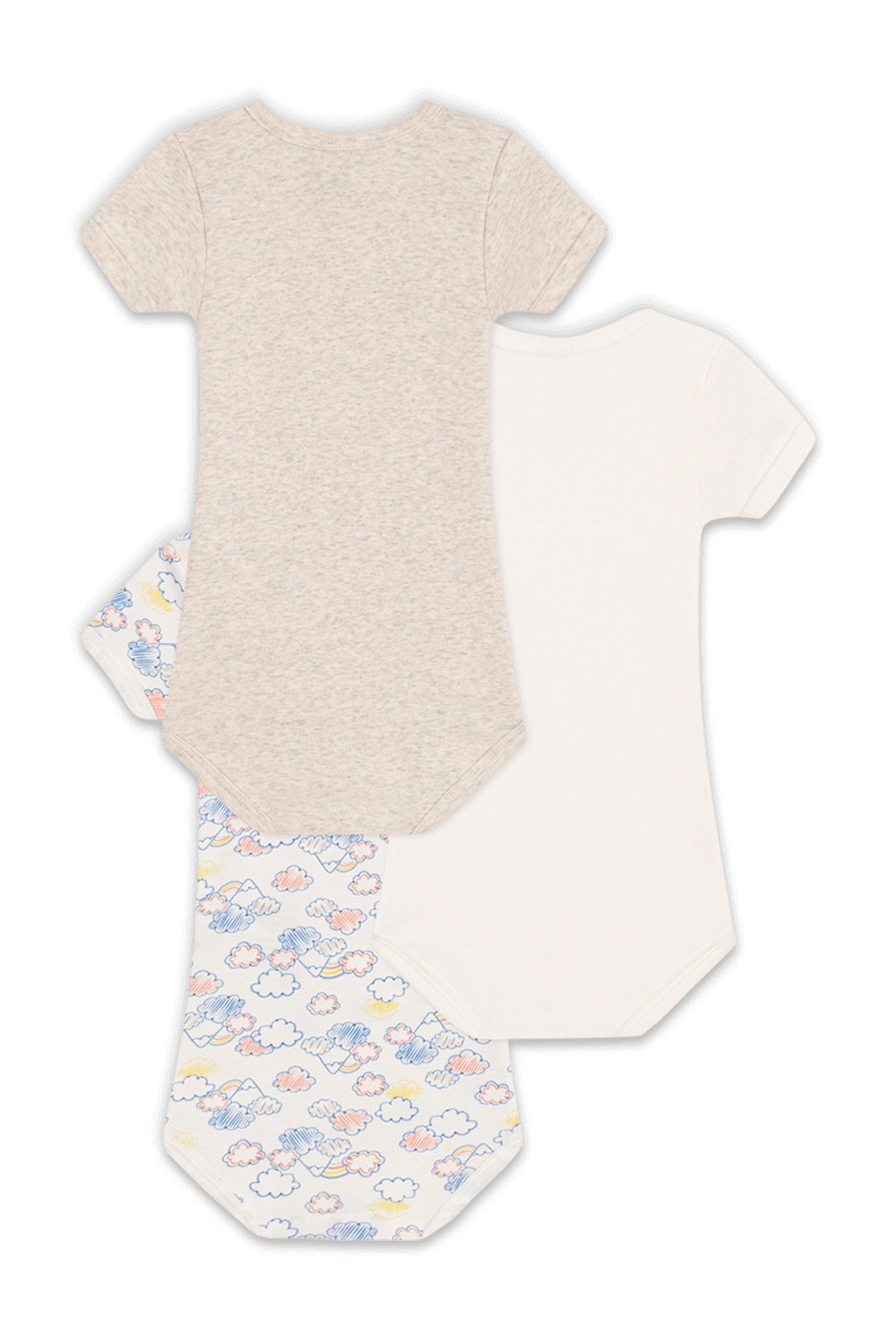 תמונה אחורית של בגד גוף קצר - גילאי 3-36 חודשים