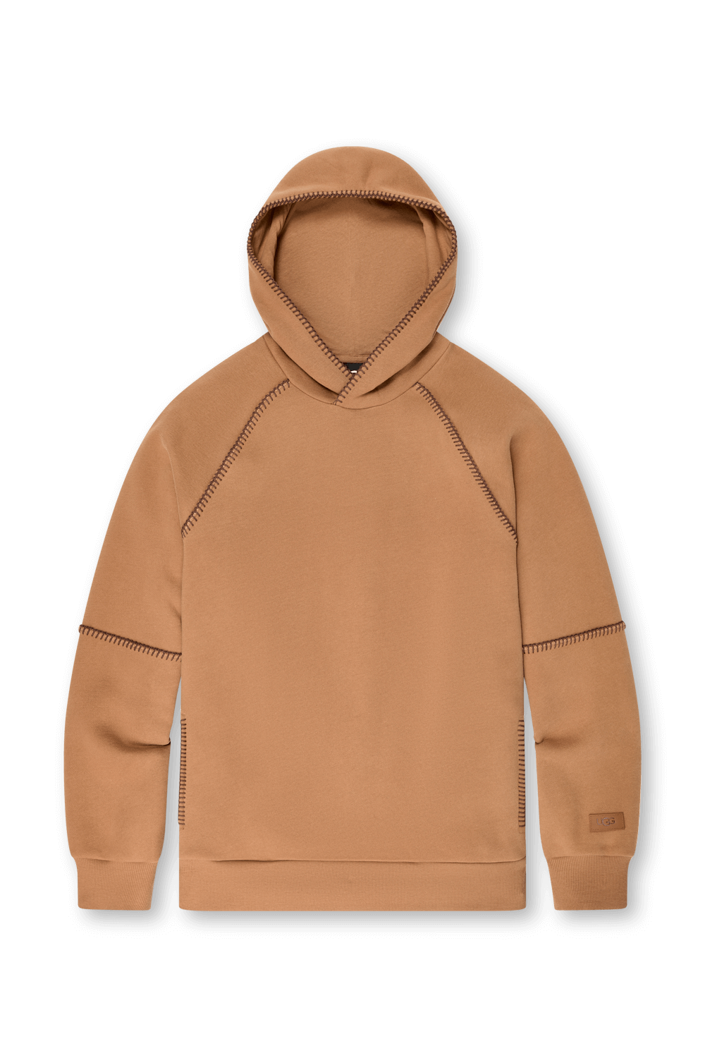 תמונה אחורית של סווטשירט קפוצ'ון