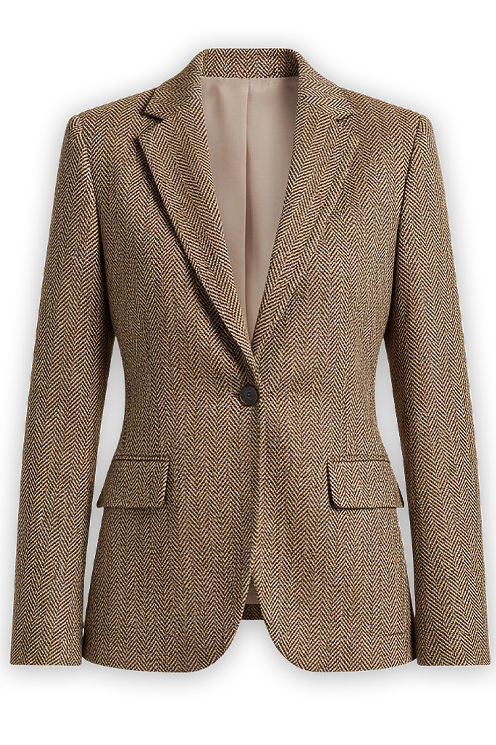 תמונת דוגמן קידמית של בלייזר טוויד