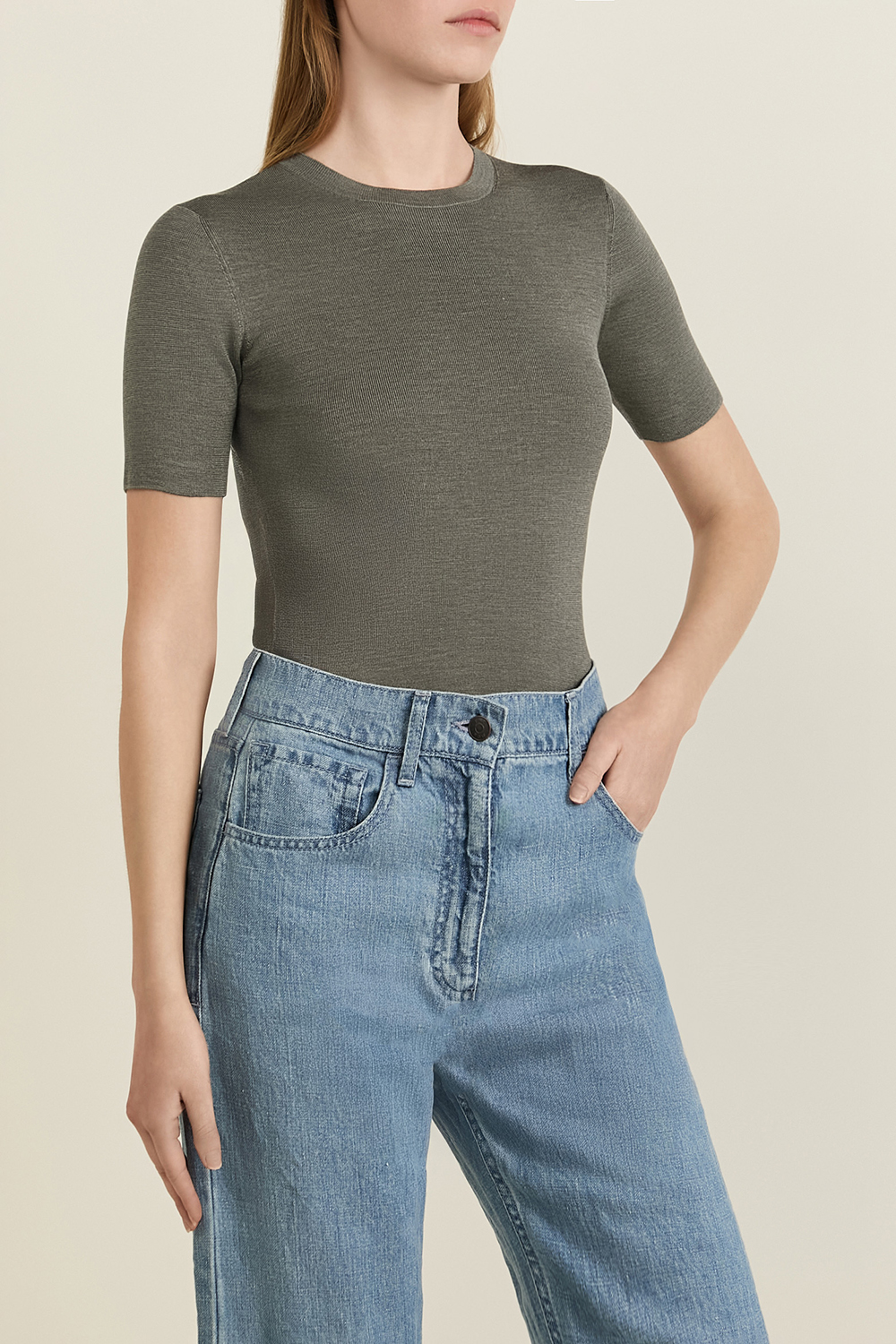 תמונת דוגמן קידמית של חולצת טי