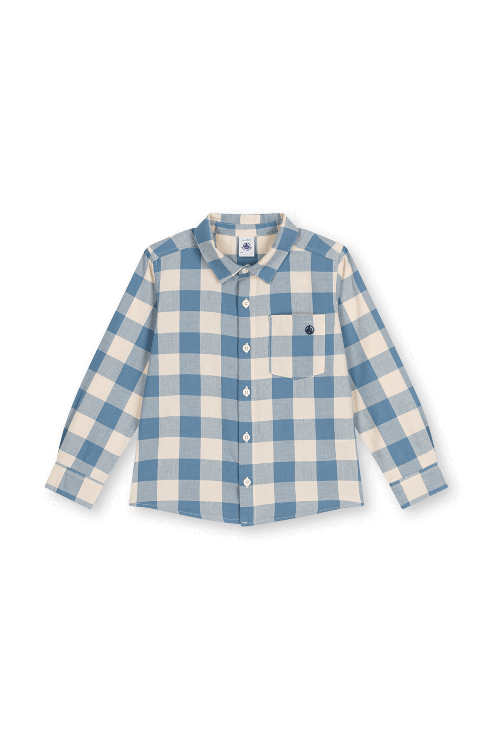 תמונה קידמית של חולצת פלנל מכופתרת - גילאי 6-12 שנים