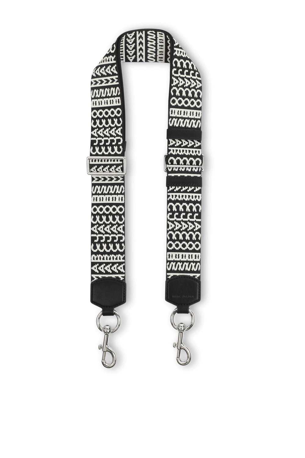 תמונה קידמית של רצועה לתיק באריגת ג'קארד