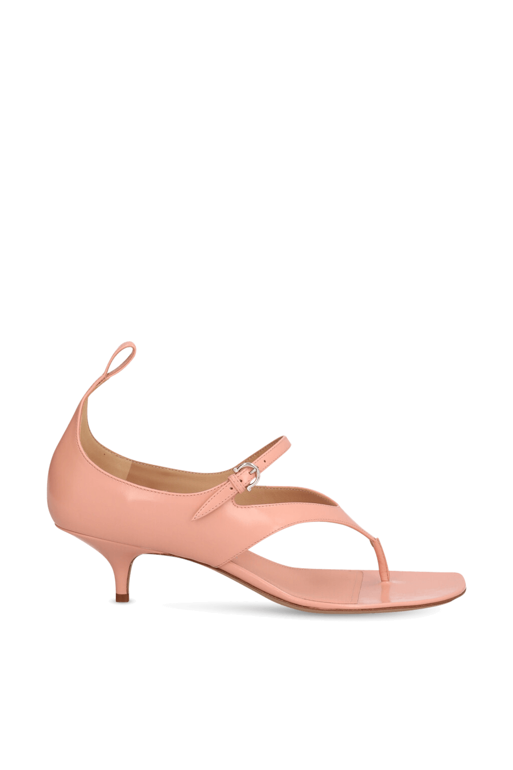 תמונה אחורית של סנדלי אצבע עקב