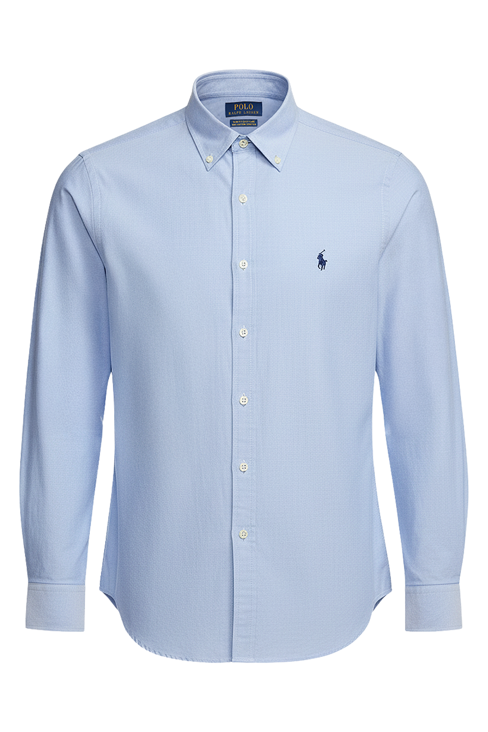 תמונה קידמית של חולצת כפתורים ארוכה