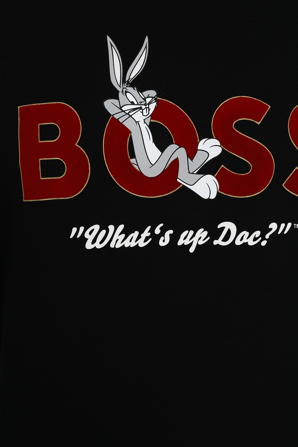 תמונה אחורית של בוס X לוני טונס חולצת טי גרפית