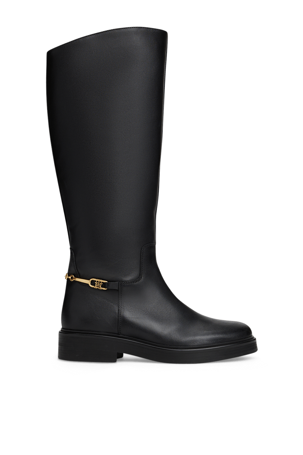 תמונה קידמית של מגפי עור