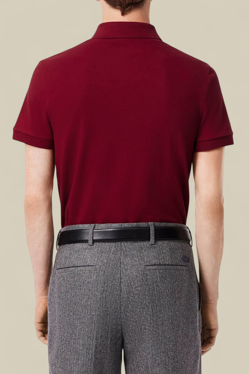 תמונת דוגמן אחורית של חולצת פולו סמארט פריז