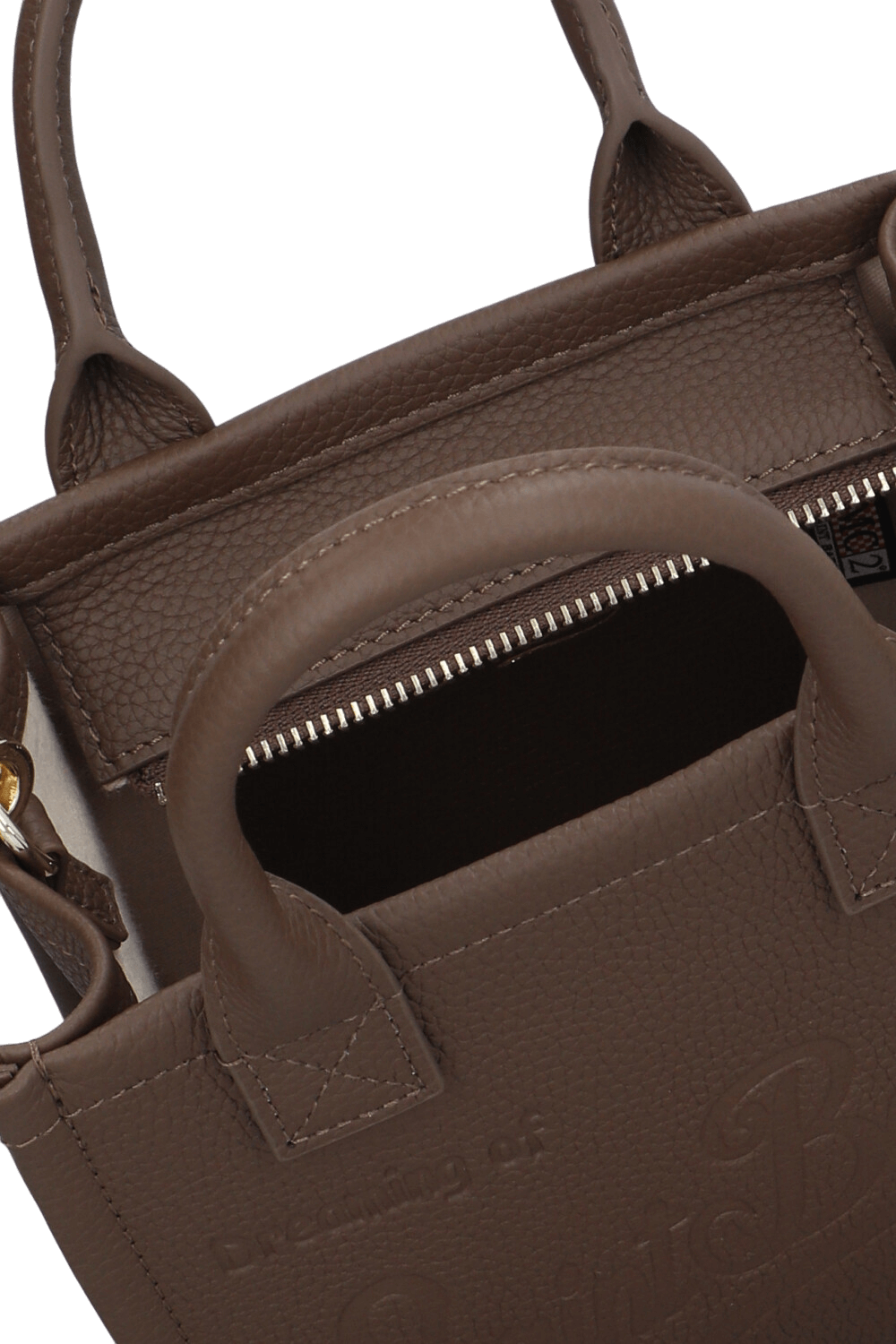 תמונת פנים של תיק יד ואניטי בגודל מיני