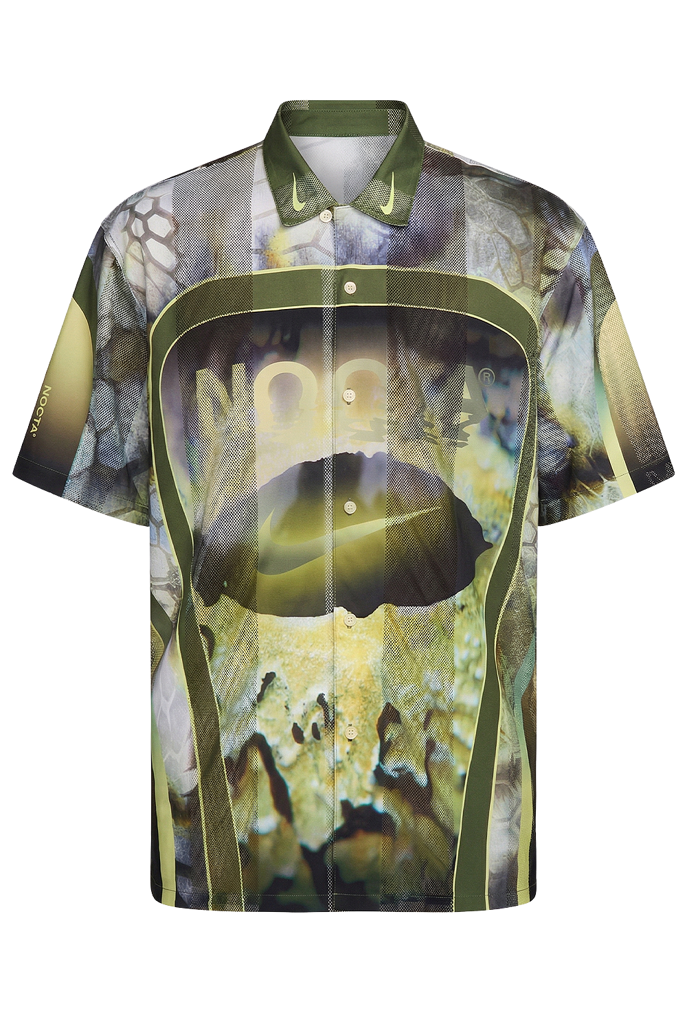 תמונה קידמית של נייקי X סטוסי חולצת כפתורים רשת