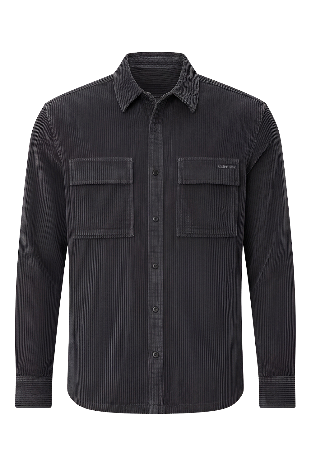 תמונה קידמית של חולצת כפתורים קורדרוי