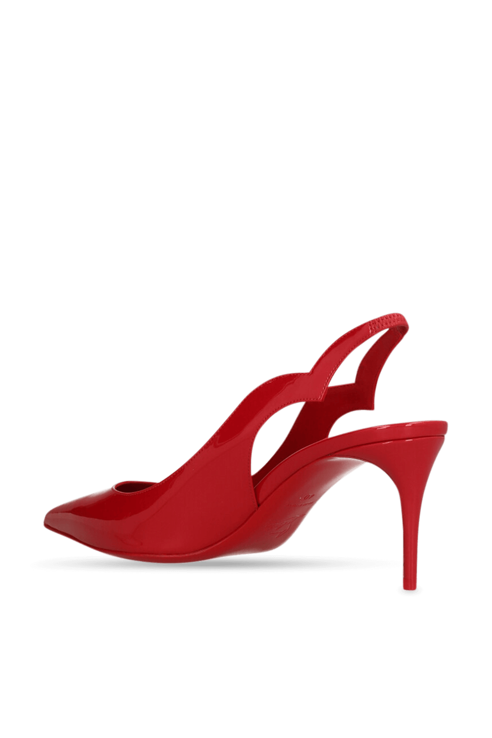 תמונה אחורית של נעלי עקב סלינג בק