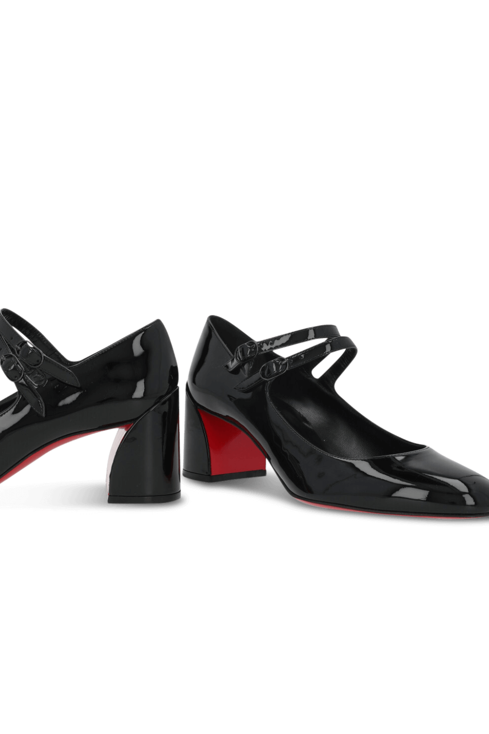 תמונת תקריב של נעלי מרי ג'יין לכה