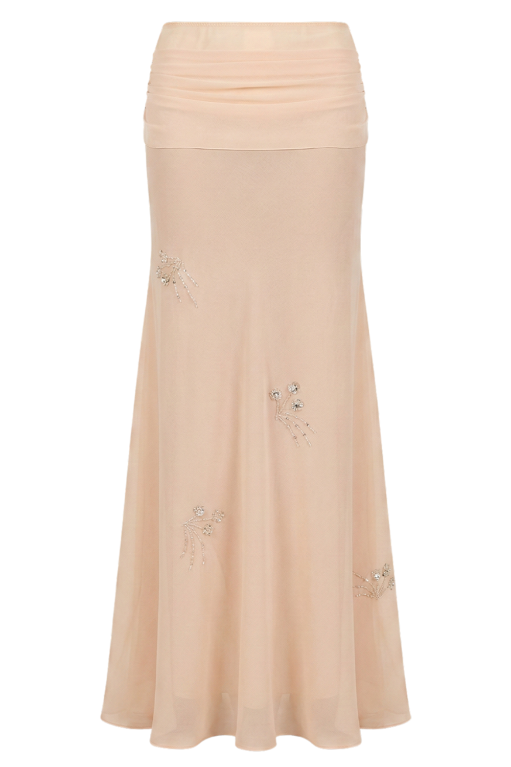 תמונה קידמית של חצאית מקסי