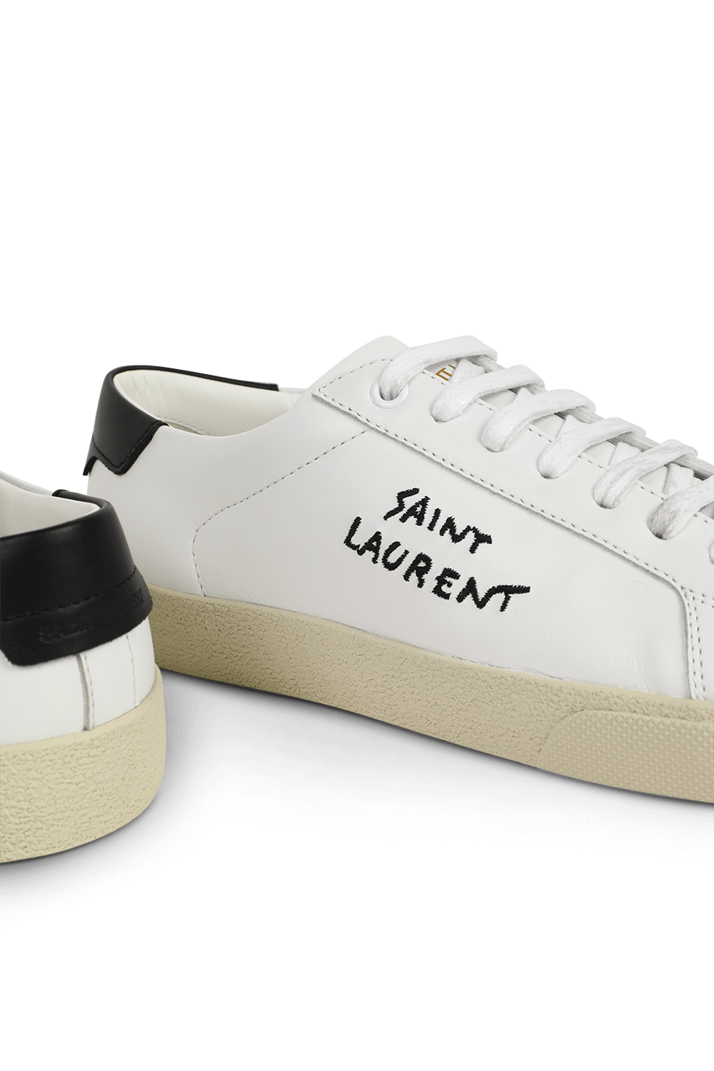 saint laurent embroidered sneakers