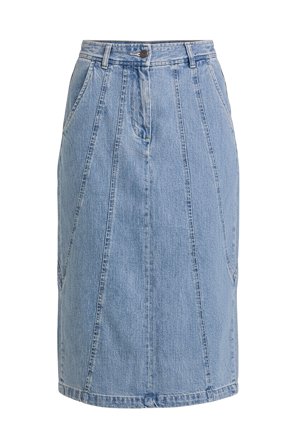 תמונה קידמית של חצאתי מידי ג'ינס