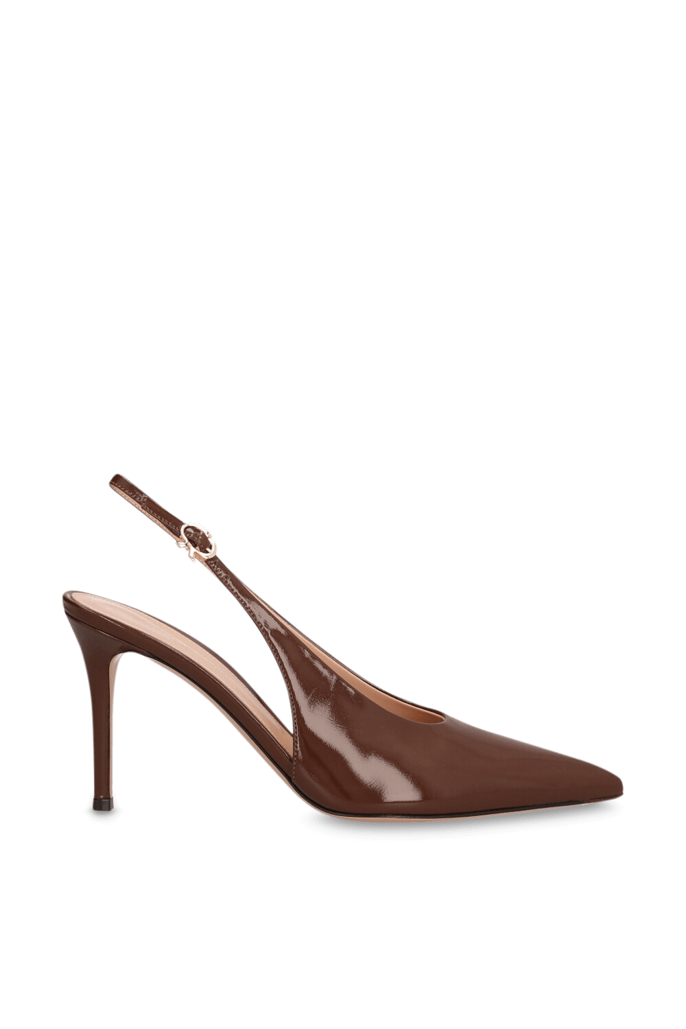 תמונה קידמית של נעלי עקב סלינג בק