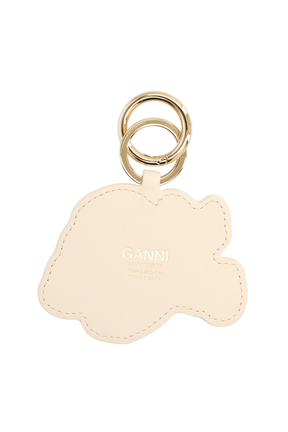 תמונה אחורית של מחזיק מפתחות כלב