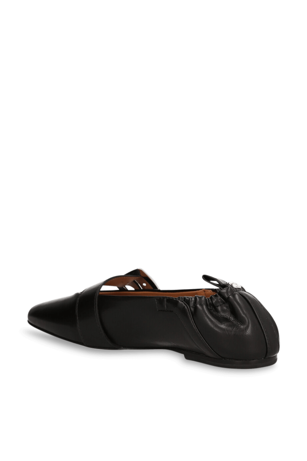 תמונה אחורית של נעלי בלרינה