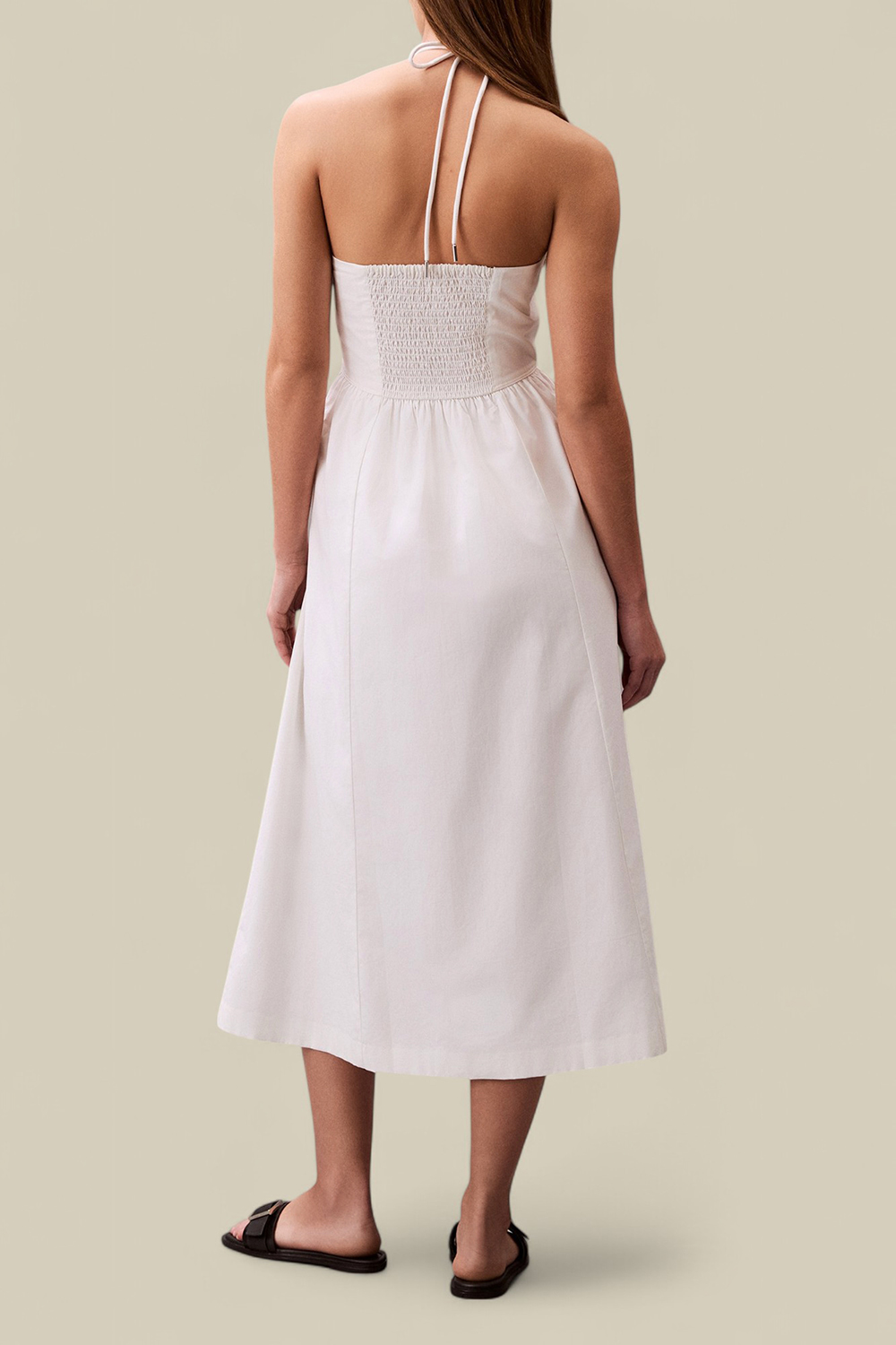 תמונת דוגמן אחורית של שמלת הולטר