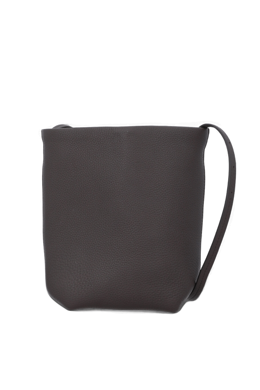 תמונה קידמית של תיק עור קרוסבודי