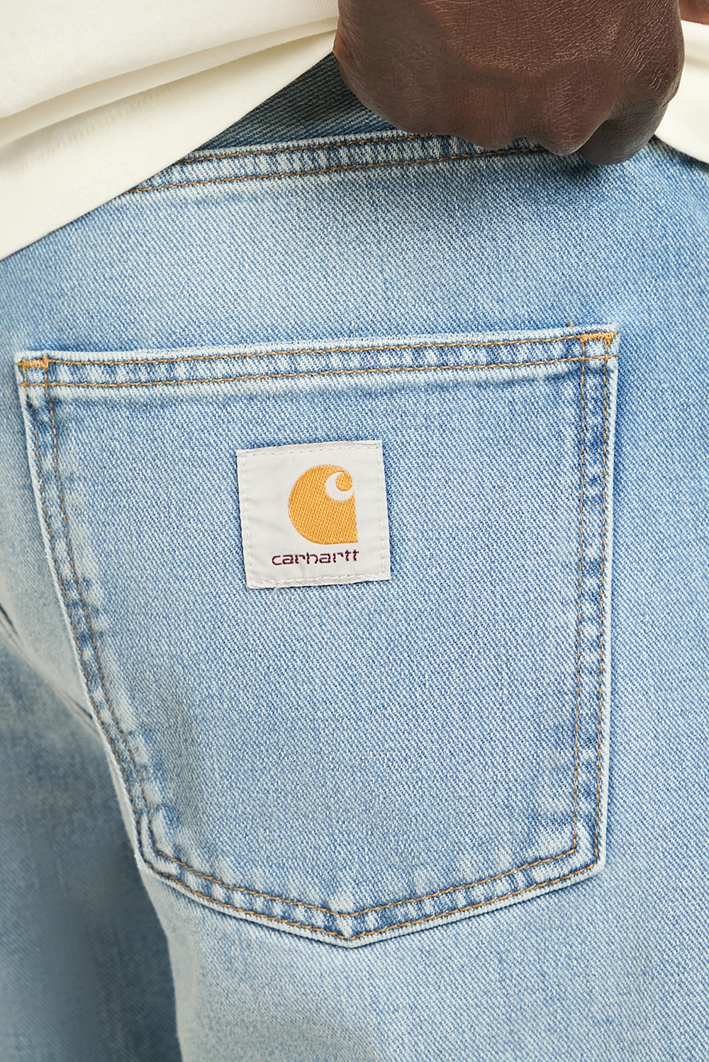 תמונת דוגמן אחורית של מכנסי ג'ינס