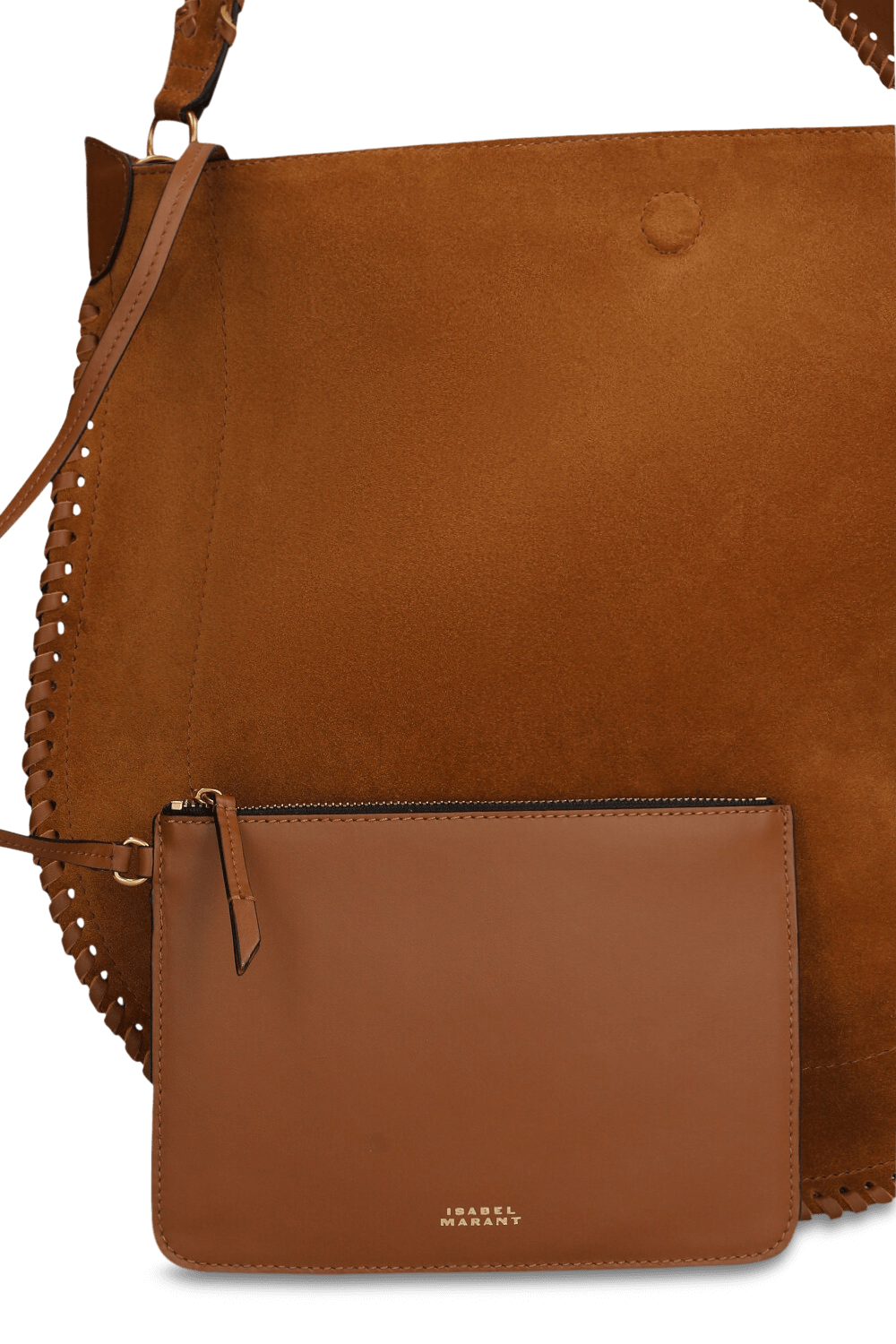 תמונת תקריב של תיק כתף אוסקן מון מעור רך