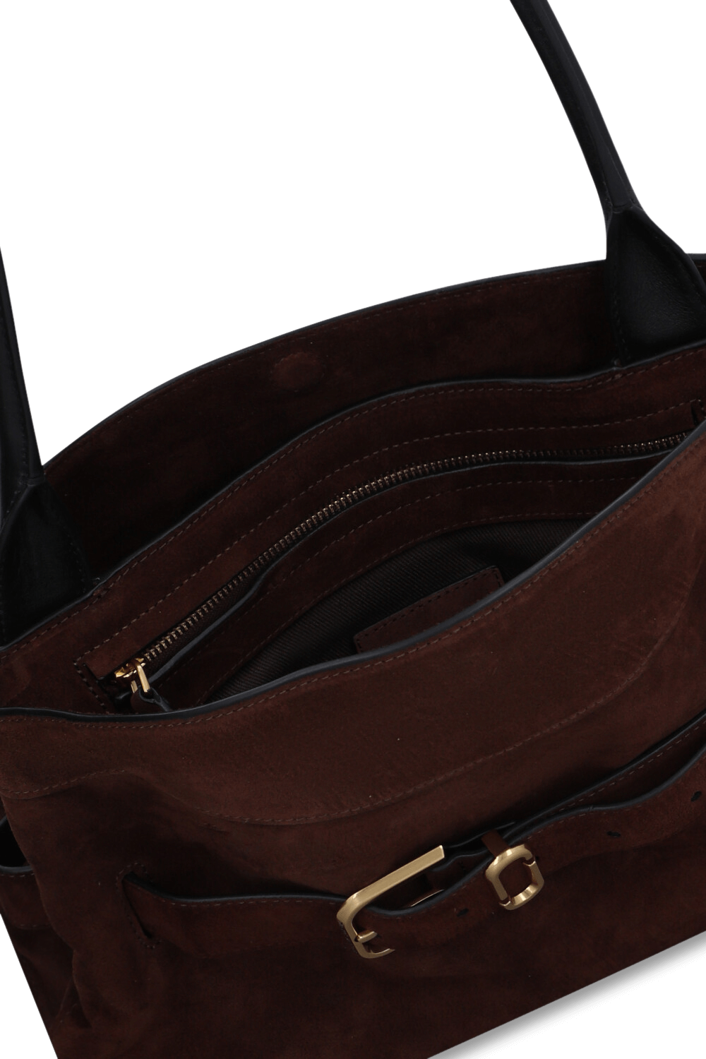 תמונת פנים של תיק כתף דקוטה זמש