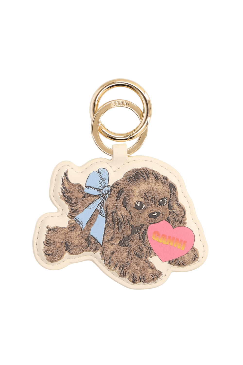 תמונה קידמית של מחזיק מפתחות כלב