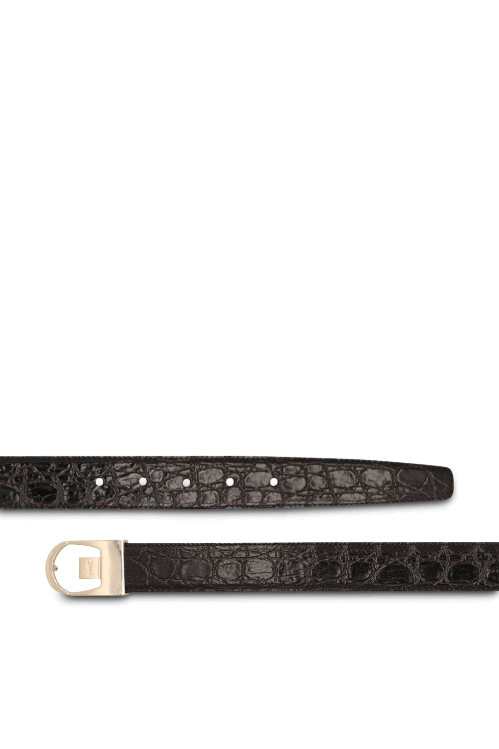 תמונת תקריב של חגורה דו-צדדית