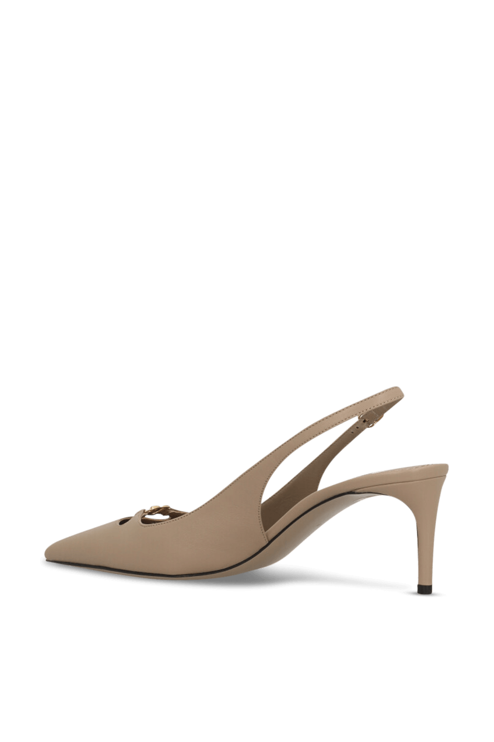 תמונה אחורית של נעלי עקב סלינג בק