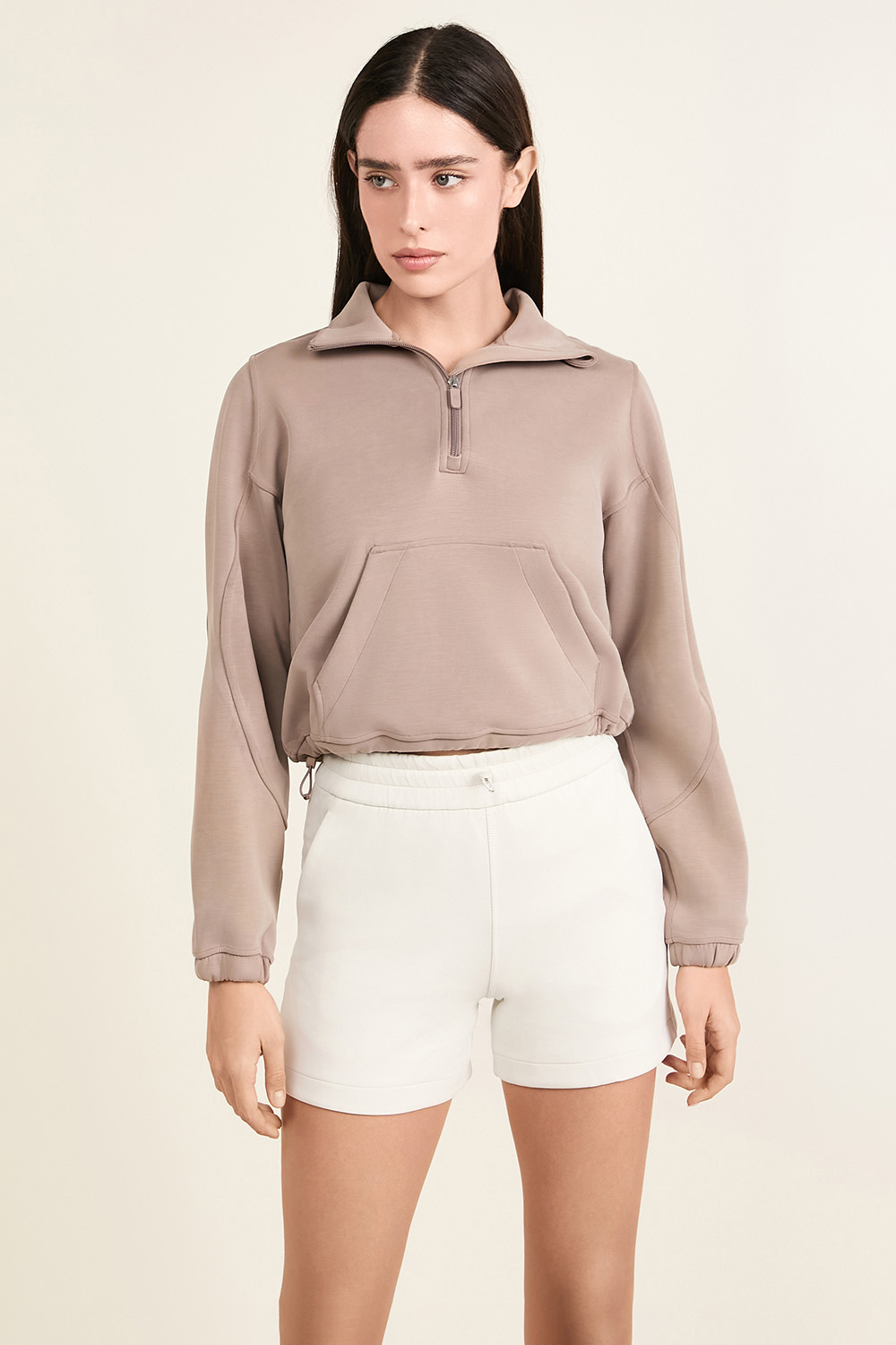 תמונת דוגמן קידמית של Brushed Softstreme Half Zip